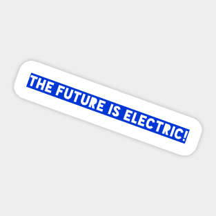 Electric Blue Sticker